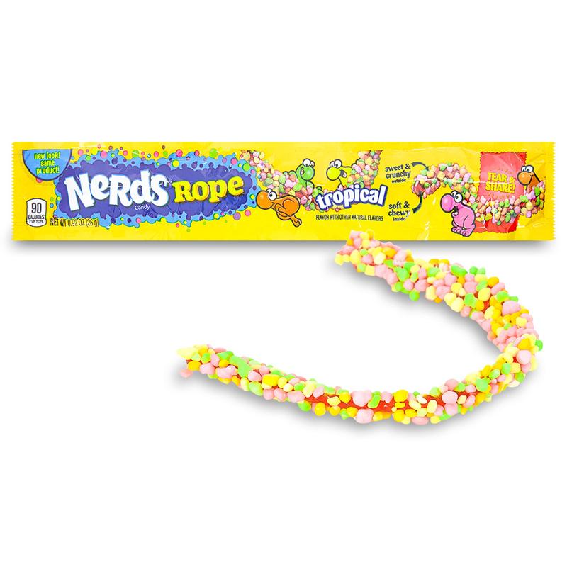 Nerds Rope Tropical 26g Bonbonstange von Nerds – Detailansicht