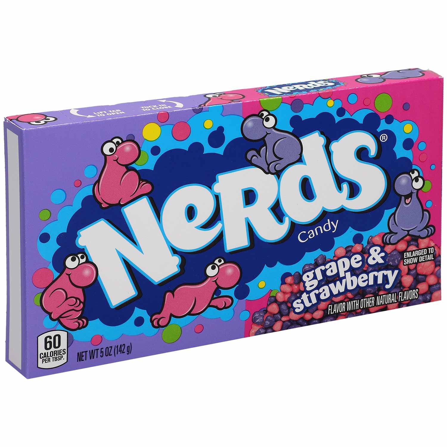 Nerds Grape & Strawberry Fruchtgummi Rosa 141g