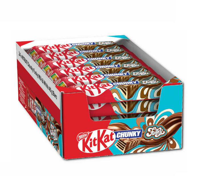 KitKat Chunky Funky Schokoriegel 24x40g – Produktansicht