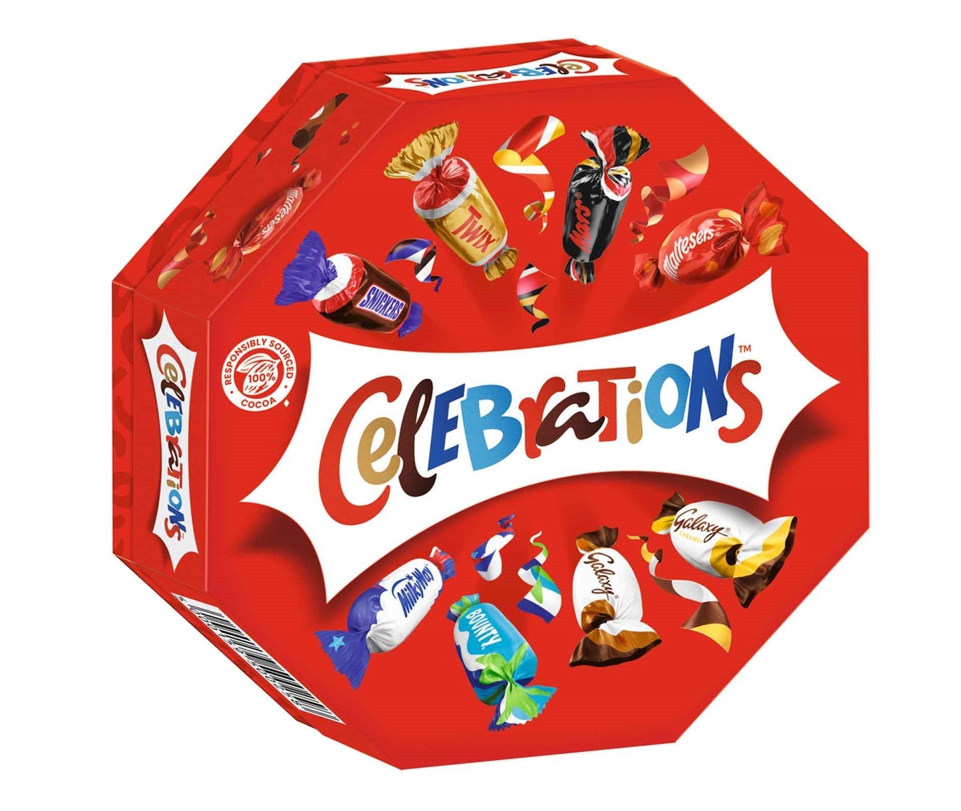 Nestle Celebrations Geschenkverpackung 186g – Sortierte Mini-Schokoladen – Produktansicht