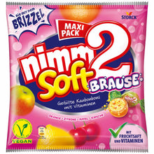 Nimm2 Soft Brause Fruchtkaubonbons 195g mit Vitaminen – Produktansicht