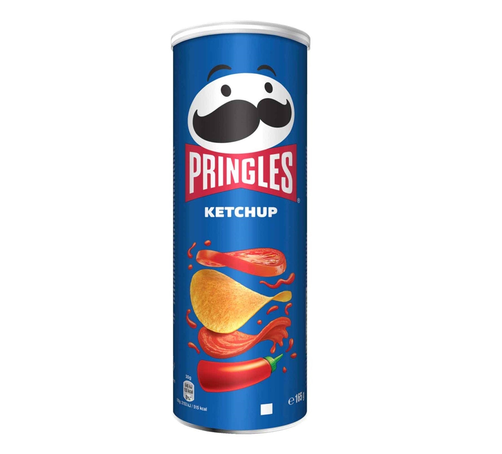 Pringles Ketchup Chips 165g Beutel mit Tomaten-Ketchup-Geschmack