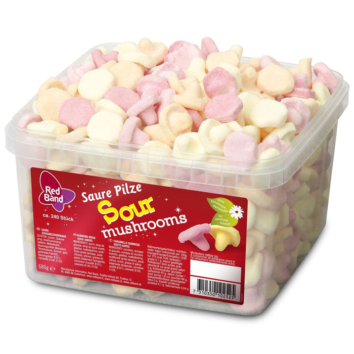 Red Band Saure Pilze Fruchtgummi Mix 680g Beutel – Produktansicht – Produktansicht