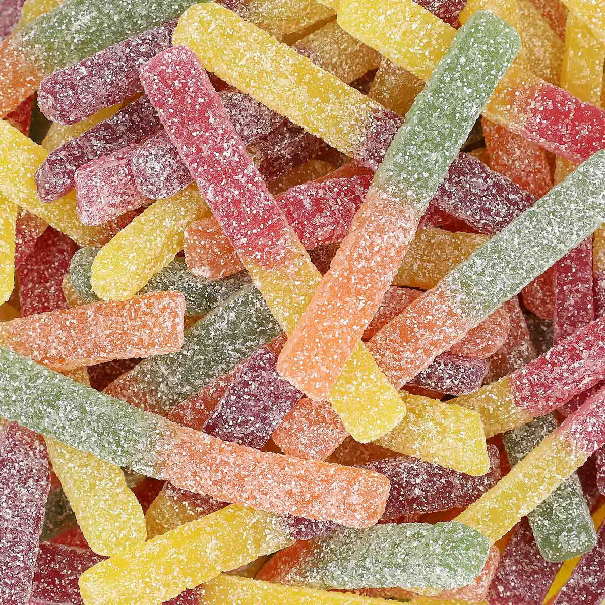 Red Band Super Pommes super sauer Fruchtgummi 100 Stück 1200g – Detailansicht