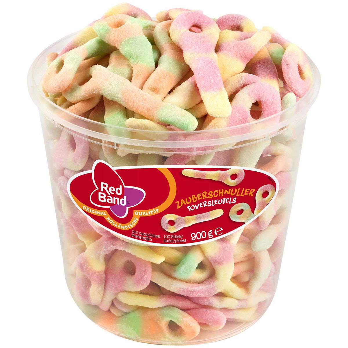 Red Band Zauberschnuller Fruchtgummi 100 Stück 900g – Produktansicht