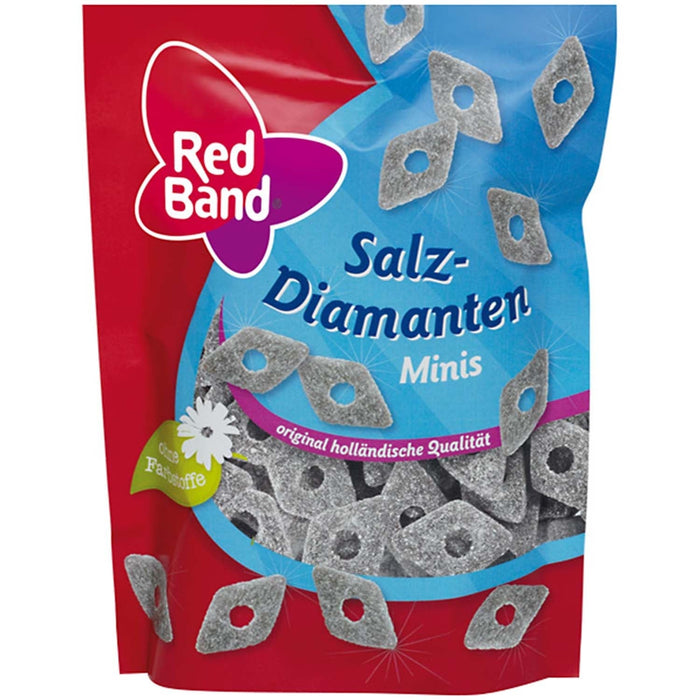 Red Band Salzdiamanten Minis 200g – salzige Lakritz ohne Farbstoffe