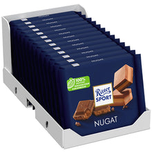 Ritter Sport Nugat Vollmilchschokolade 100g mit cremiger Nugat-Füllung – Detailansicht