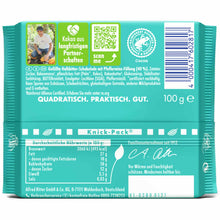 Ritter Sport Pfefferminz Dunkle Halbbitter-Schokolade 100g – Detailansicht