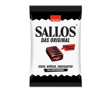 Sallos Das Original extrastarke Hartkaramellen Lakritz 750g – Produktansicht