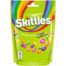 Skittles Crazy Sours Fruchtige Saure Bonbons 136g Packung – Detailansicht
