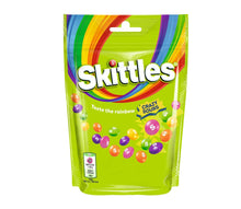 Skittles Crazy Sours Fruchtige Saure Bonbons 136g Packung – Produktansicht