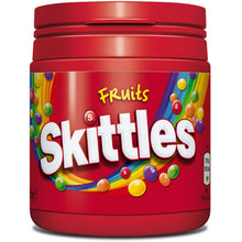 Skittles Fruits 125g Kaudragees in praktischer Kunststoff-Vorratsdose – Produktansicht