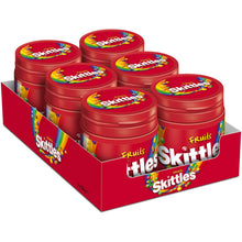 Skittles Fruits 125g Kaudragees in praktischer Kunststoff-Vorratsdose – Detailansicht