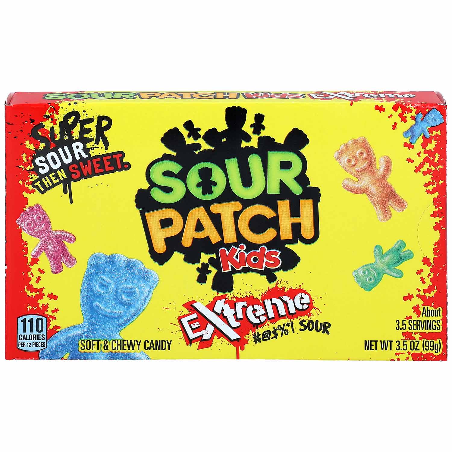 Sour Patch Kids Extreme Fruchtgummi 99g extra sauer – Produktansicht