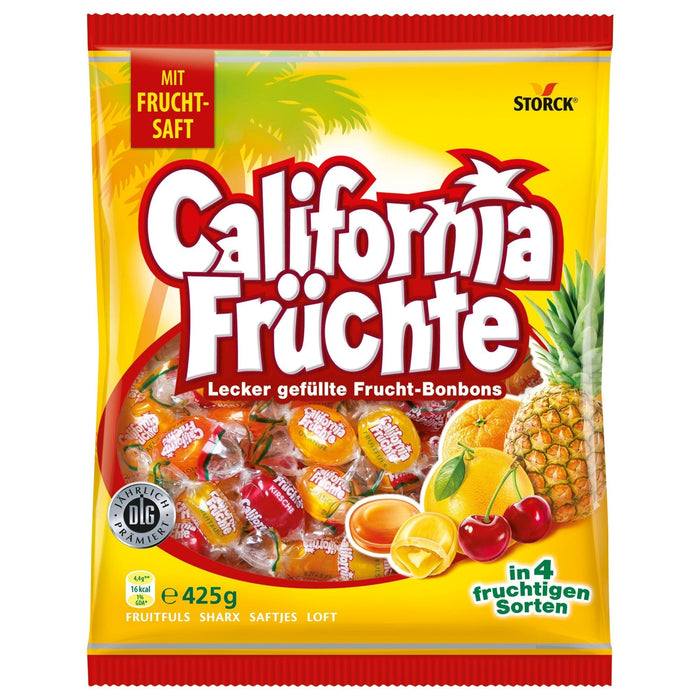 Storck California Früchte Bonbons Orange 425g Packung – Produktansicht