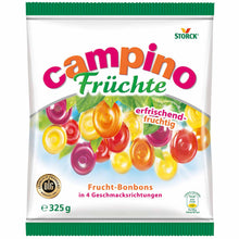 Storck Campino Früchte Bonbons 325g Packung – Produktansicht