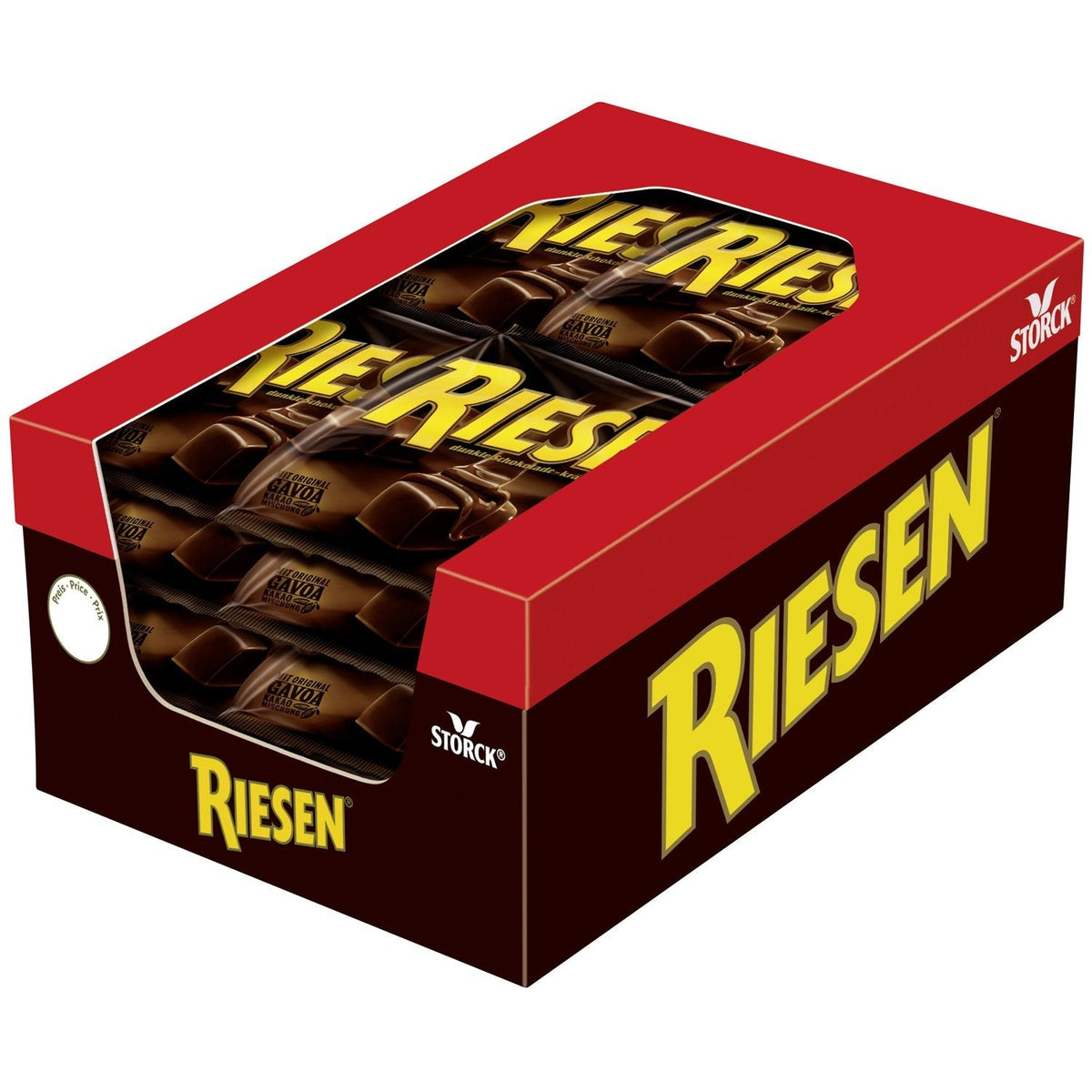 Storck Riesen Karamelltoffees mit dunkler Schokolade 105g – Detailansicht