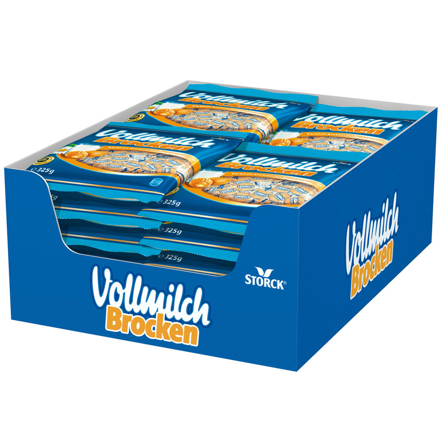 Storck Vollmilch Brocken Karamellbonbons 325g Beutel – Detailansicht