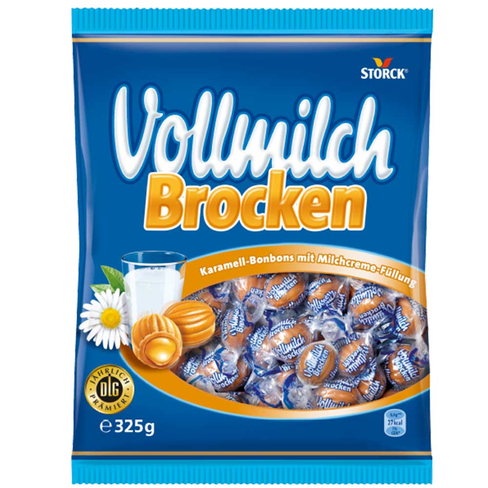 Storck Vollmilch Brocken Karamellbonbons 325g Beutel – Produktansicht