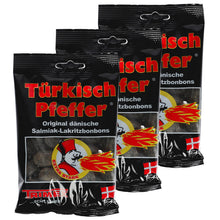 Türkisch Pfeffer Lakritz-Bonbons 400g mit extrastarkem Salmiak-Kern – Seitenansicht