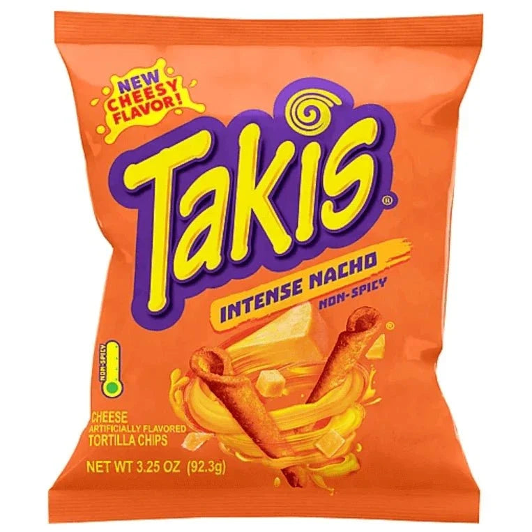 Takis Intense Nacho Chips Snack 100g würziger Snack