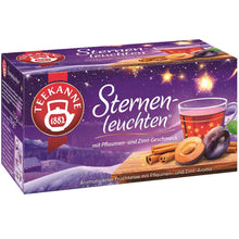 Teekanne Sternenleuchten Pflaume-Zimt Früchtetee 20 Beutel 50g – Produktansicht