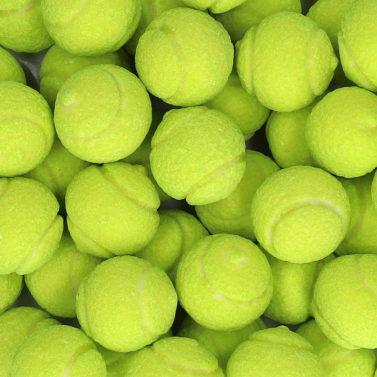 tri d'Aix Tennis Balls Bubble Gum Kaugummi Tennisballform – Detailansicht