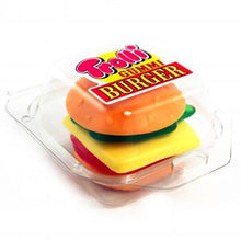 Trolli Party Burger Mini Fruchtgummi 80 Stück Packung – Detailansicht