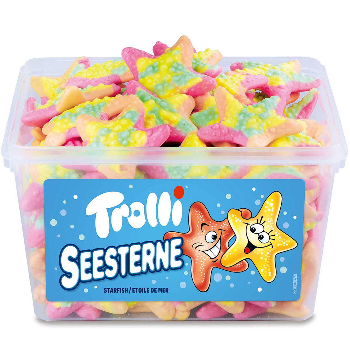 Trolli Seesterne Schaumzucker Fruchtgummi 75 Stück 975g – Produktansicht
