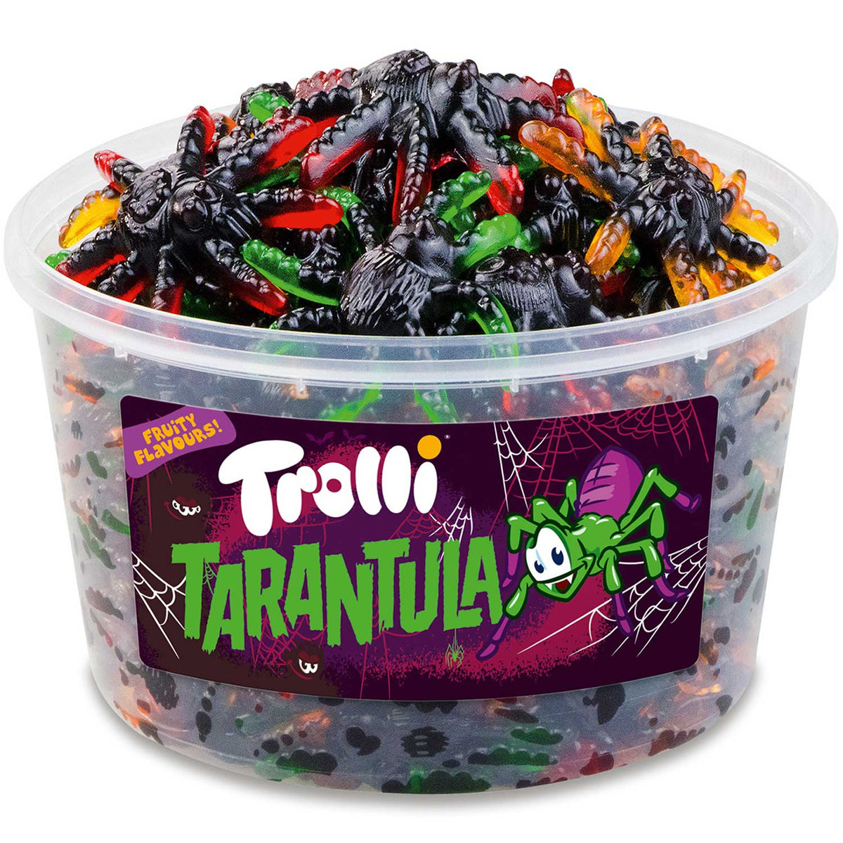Trolli Tarantula Halloween Fruchtgummi 75er Pack 975g – Produktansicht