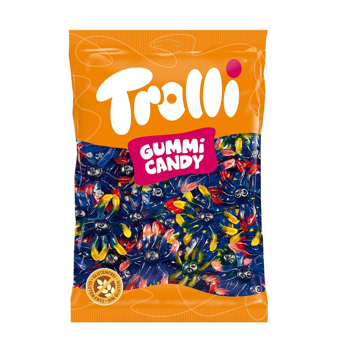 Trolli Tintenfisch Fruchtgummi 1 kg Beutel – Produktansicht