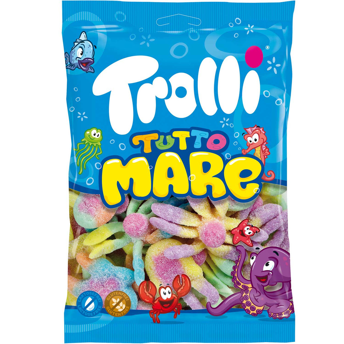 Trolli Tutto Mare saure Fruchtgummis Meerestiere 175g