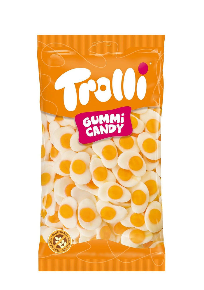 Trolli Spiegeleier Schaumzucker Fruchtgummi Weiss 1kg – Produktansicht