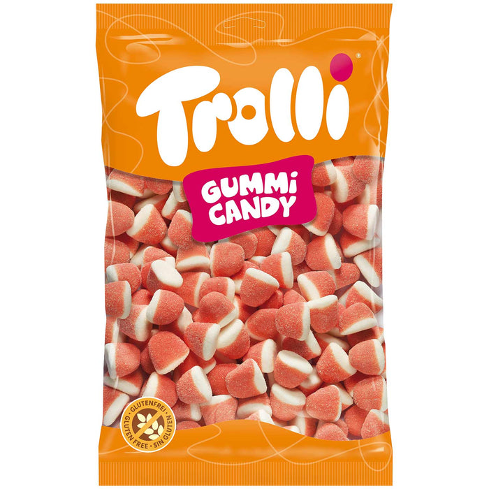 Trolli Strawberry Kiss Schaumzucker mit Sahne-Erdbeer-Geschmack 1 kg