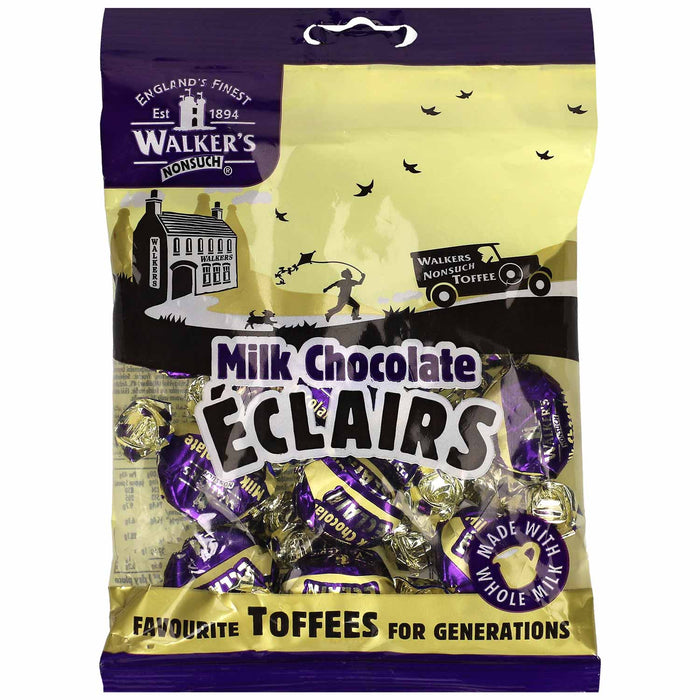 Walkers Nonsuch Milk Chocolate Éclairs Kaubonbon 150g Toffees