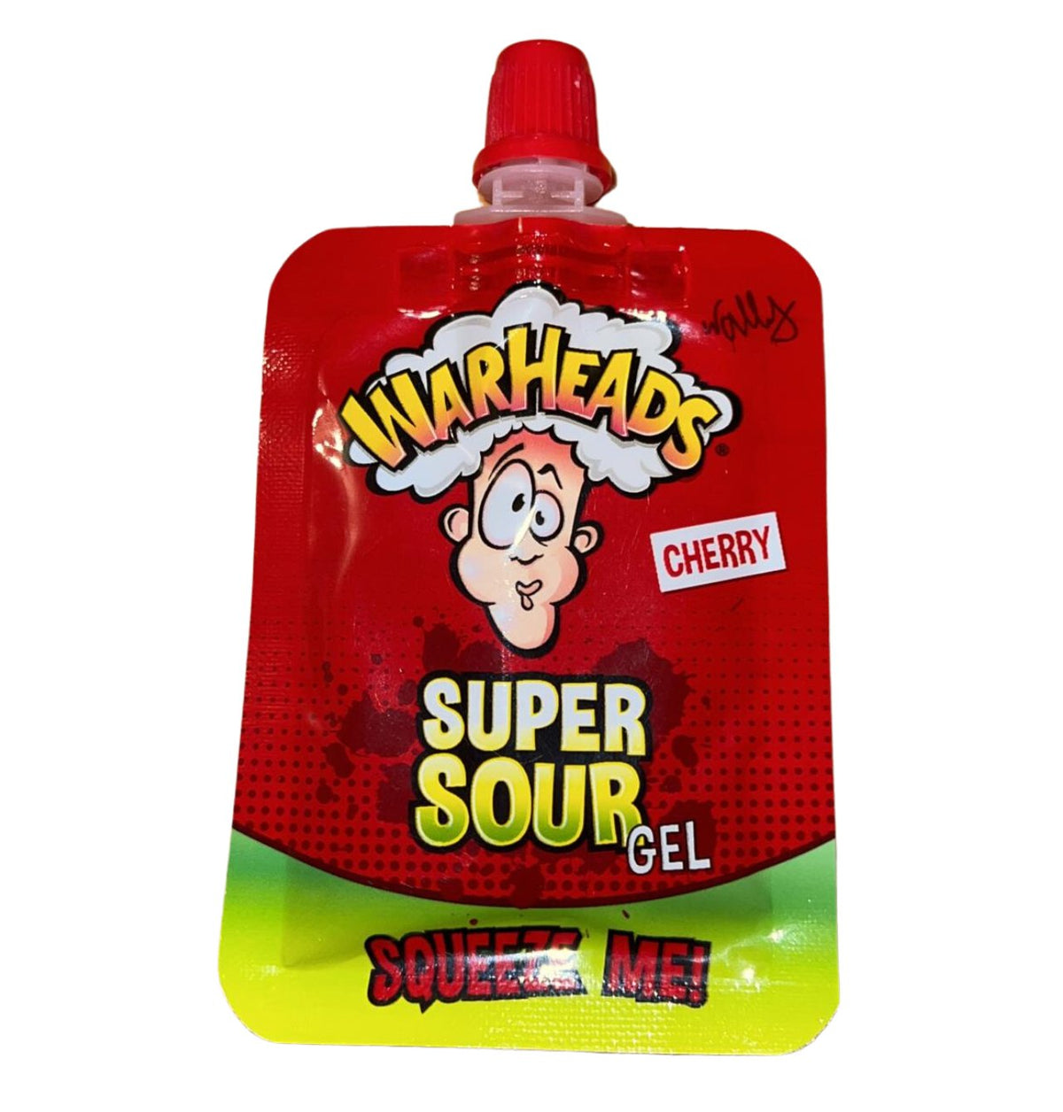 Warheads Super Sour Gel Cherry 20g intensives Sauergel