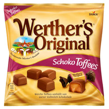 Werthers Original Schoko Toffees 180g Karamellbonbons einzeln gewickelt mit Vollmilchschokolade – Produktansicht