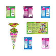 Hitschies Saure Drachenzungen Geschenkbox 1281 g Fruchtgummi – Verpackung