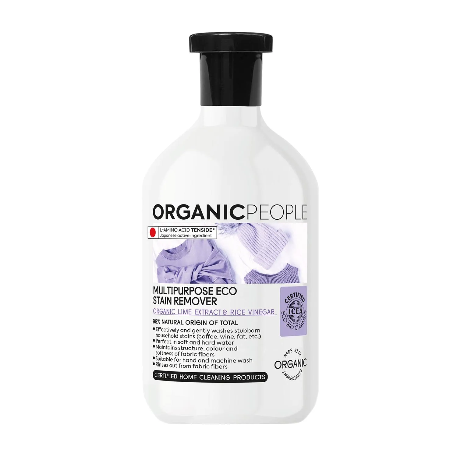 Organic People Lime Extract y Rice Vinegar Multi-Purpose Eco Stain Remover 200ml Produktbild kaufen Schweiz