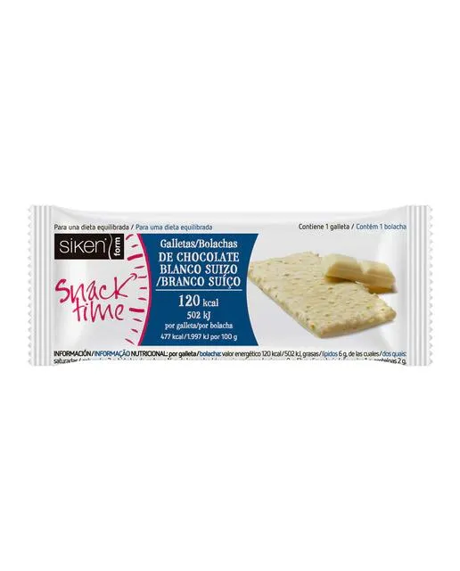 3x Siken Form Tentenpie Galleta Kekse mit weisser Schokolade 25g Packung kaufen Schweiz