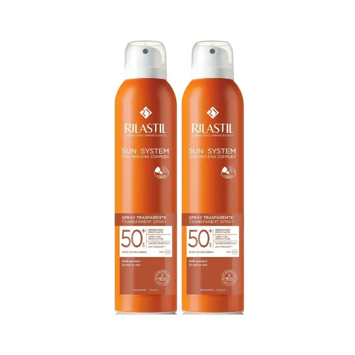 Rilastil Sun System Transparent Spray SPF50+ Duplo 2x200ml Sonnenschutz kaufen Schweiz