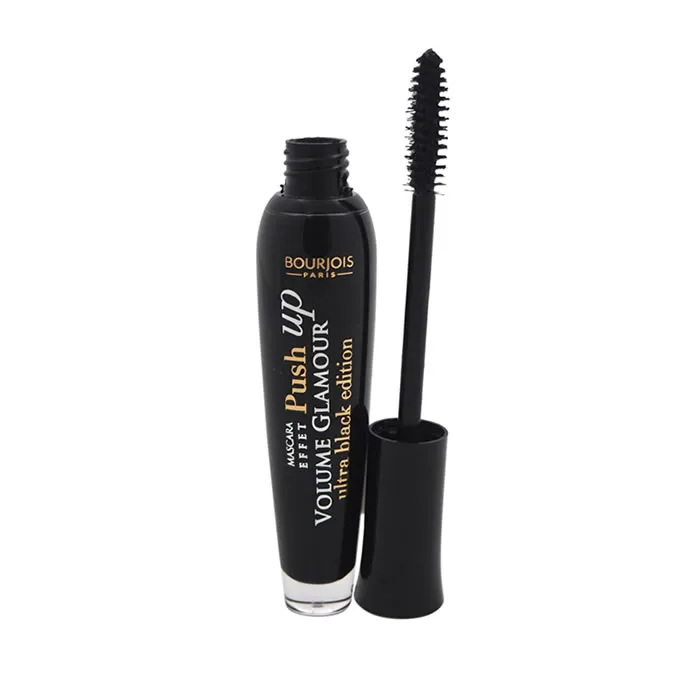 Bourjois Volume Glamour Push Up Mascara Ultra Black in schwarzer Verpackung mit Bürste kaufen Schweiz