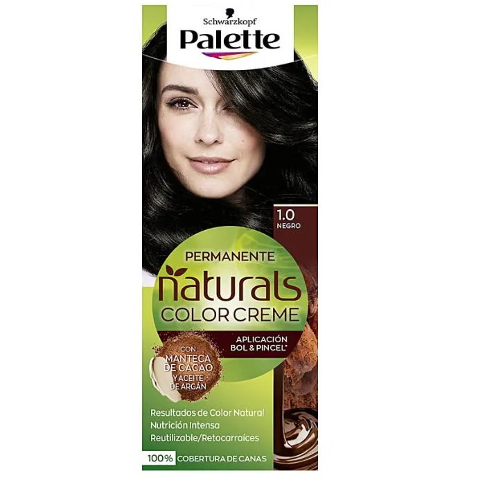 Schwarzkopf Palette Naturals Color Creme 1.0 Black Verpackung kaufen Schweiz