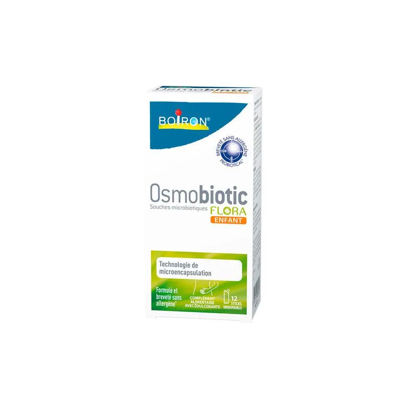 BOIRON Osmobiotic Flora Kids 12 Beutel Produktverpackung kaufen Schweiz