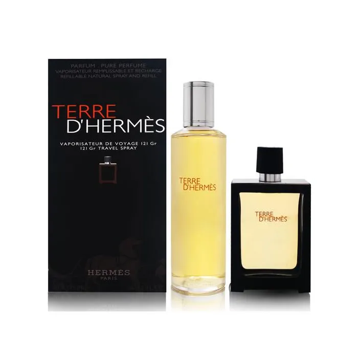 HERMÈS Terre D'hermes Eau De Parfum Spray Nachfüllbar 30ml Set 2 Artikel kaufen Schweiz