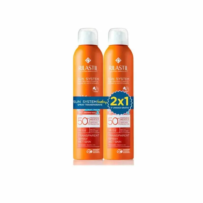 Rilastil Sun System Baby Spray Transparent SPF50+ Flaschen 2x200ml kaufen Schweiz