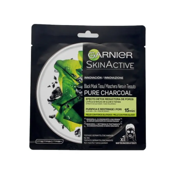 Garnier SkinActive Black Mask Tissu Pure Charcoal Gesichtsmaske kaufen Schweiz
