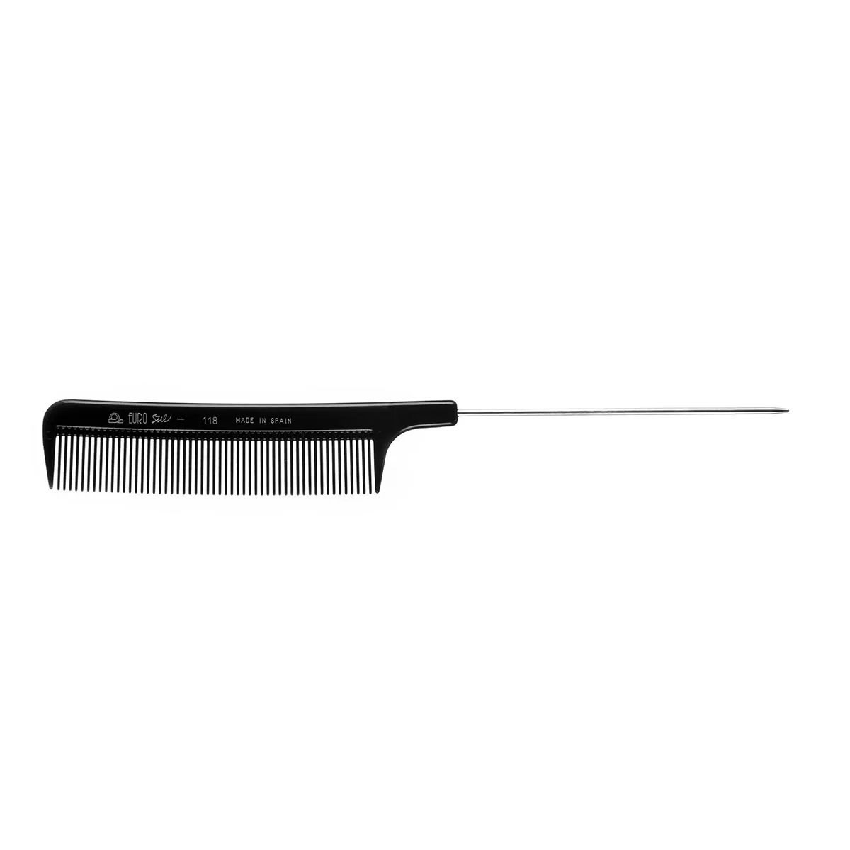 Eurostil Nylon Profesional Peine Pua Hierro, schwarzer Nylonkamm für professionelles Haarstyling kaufen Schweiz