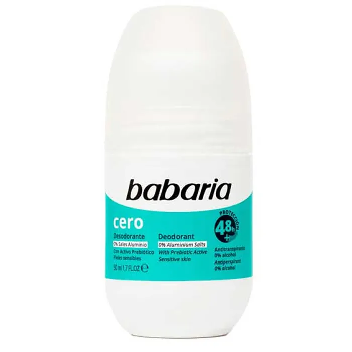 Babaria Deodorant Roll On Cero 50ml in weißer Verpackung mit blauem Schriftzug kaufen Schweiz