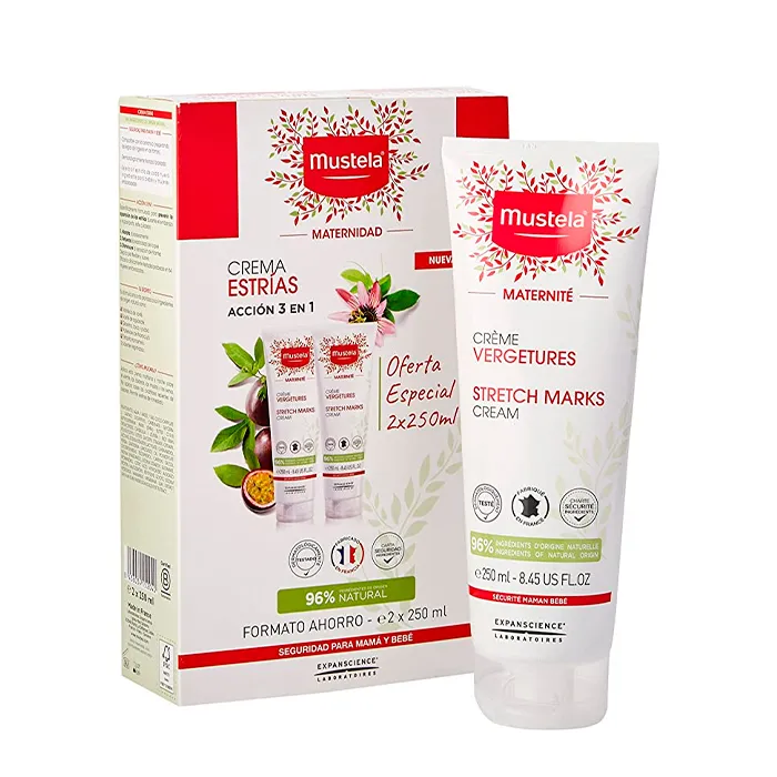 Mustela Creme zur Vorbeugung von Dehnungsstreifen 2x250ml Packung kaufen Schweiz